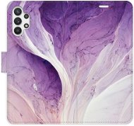 Kryt na mobil iSaprio flip puzdro Purple Paint na Samsung Galaxy A32 5G - Kryt na mobil