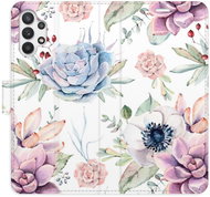 iSaprio flip case Succulents Pattern for Samsung Galaxy A32 5G - Phone Cover