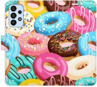 iSaprio flip pouzdro Donuts Pattern 02 pro Samsung Galaxy A33 5G - Phone Cover