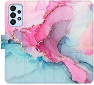 iSaprio flip puzdro PinkBlue Marble na Samsung Galaxy A33 5G - Kryt na mobil