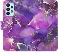 iSaprio flip puzdro Purple Marble pre Samsung Galaxy A33 5G - Kryt na mobil