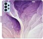 iSaprio flip pouzdro Purple Paint pro Samsung Galaxy A33 5G - Phone Cover