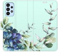 iSaprio flip pouzdro Blue Flowers pro Samsung Galaxy A33 5G - Phone Cover