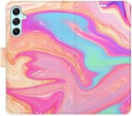 iSaprio flip pouzdro Abstract Paint 07 pro Samsung Galaxy A34 5G - Kryt na mobil
