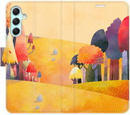 iSaprio flip case Autumn Forest for Samsung Galaxy A34 5G - Phone Cover