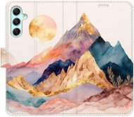 iSaprio flip pouzdro Beautiful Mountains pro Samsung Galaxy A34 5G - Phone Cover