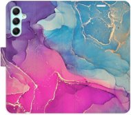 iSaprio flip puzdro Colour Marble 02 na Samsung Galaxy A34 5G - Kryt na mobil
