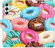 iSaprio flip pouzdro Donuts Pattern 02 pro Samsung Galaxy A34 5G - Phone Cover