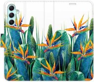 iSaprio flip pouzdro Exotic Flowers 02 pro Samsung Galaxy A34 5G - Phone Cover