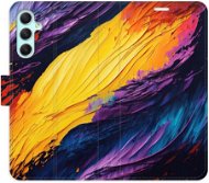 iSaprio flip pouzdro Fire Paint pro Samsung Galaxy A34 5G - Phone Cover