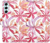 iSaprio flip pouzdro Flower Pattern 10 pro Samsung Galaxy A34 5G - Phone Cover