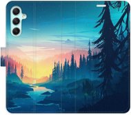 iSaprio flip puzdro Magical Landscape pre Samsung Galaxy A34 5G - Kryt na mobil