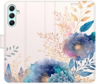 iSaprio flip case Ornamental Flowers 03 for Samsung Galaxy A34 5G - Phone Cover