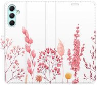 iSaprio flip pouzdro Pink Flowers 03 pro Samsung Galaxy A34 5G - Phone Cover