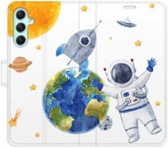 iSaprio flip pouzdro Space 06 pro Samsung Galaxy A34 5G - Phone Cover
