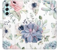 iSaprio flip pouzdro Succulents pro Samsung Galaxy A34 5G - Phone Cover
