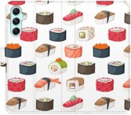 iSaprio flip puzdro Sushi Pattern 02 pre Samsung Galaxy A34 5G - Kryt na mobil