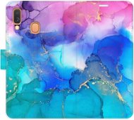 iSaprio flip pouzdro BluePink Paint pro Samsung Galaxy A40 - Phone Cover