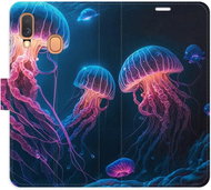 iSaprio flip pouzdro Jellyfish pro Samsung Galaxy A40 - Kryt na mobil