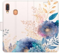 iSaprio flip pouzdro Ornamental Flowers 03 pro Samsung Galaxy A40 - Kryt na mobil