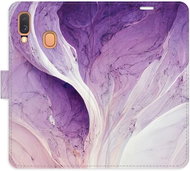 iSaprio flip pouzdro Purple Paint pro Samsung Galaxy A40 - Kryt na mobil