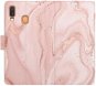 iSaprio flip pouzdro RoseGold Marble pro Samsung Galaxy A40 - Phone Cover