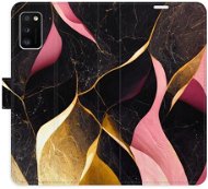 iSaprio flip puzdro Gold Pink Marble 02 na Samsung Galaxy A41 - Kryt na mobil