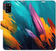 Phone Cover iSaprio flip pouzdro Orange Paint 02 pro Samsung Galaxy A41 - Kryt na mobil