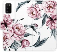 Kryt na mobil iSaprio flip puzdro Pink Flowers na Samsung Galaxy A41 - Kryt na mobil