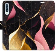 iSaprio flip pouzdro Gold Pink Marble 02 pro Samsung Galaxy A50 - Phone Cover