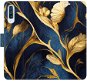 Kryt na mobil iSaprio flip puzdro GoldBlue na Samsung Galaxy A50 - Kryt na mobil