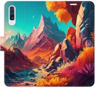 iSaprio flip pouzdro Colorful Mountains pro Samsung Galaxy A50 - Phone Cover