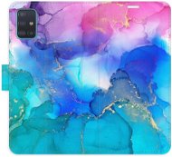 iSaprio flip puzdro BluePink Paint pre Samsung Galaxy A51 - Kryt na mobil