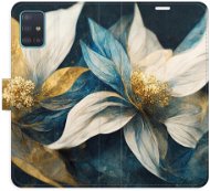 iSaprio flip puzdro Gold Flowers pre Samsung Galaxy A51 - Kryt na mobil