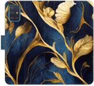 Kryt na mobil iSaprio flip puzdro GoldBlue na Samsung Galaxy A51 - Kryt na mobil