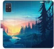 Phone Cover iSaprio flip pouzdro Magical Landscape pro Samsung Galaxy A51 - Kryt na mobil