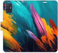 iSaprio flip puzdro Orange Paint 02 pre Samsung Galaxy A51 - Kryt na mobil
