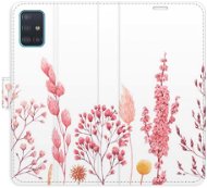 Phone Cover iSaprio flip pouzdro Pink Flowers 03 pro Samsung Galaxy A51 - Kryt na mobil