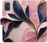 iSaprio flip pouzdro Pink Leaves pro Samsung Galaxy A51 - Phone Cover