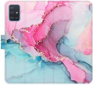 Phone Cover iSaprio flip pouzdro PinkBlue Marble pro Samsung Galaxy A51 - Kryt na mobil