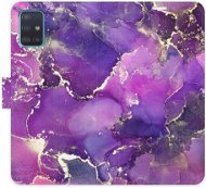 iSaprio flip puzdro Purple Marble na Samsung Galaxy A51 - Kryt na mobil