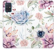 iSaprio flip pouzdro Succulents Pattern pro Samsung Galaxy A51 - Phone Cover
