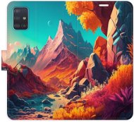 iSaprio flip pouzdro Colorful Mountains pro Samsung Galaxy A51 - Phone Cover