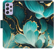 iSaprio flip case Blue Flowers 02 for Samsung Galaxy A52 / A52 5G / A52s - Phone Cover