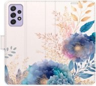 iSaprio flip pouzdro Ornamental Flowers 03 pro Samsung Galaxy A52 / A52 5G / A52s - Phone Cover