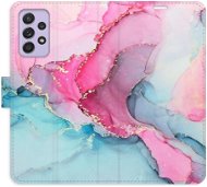 iSaprio flip pouzdro PinkBlue Marble pro Samsung Galaxy A52 / A52 5G / A52s - Phone Cover