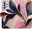 Pouzdro Pink Leaves pro Samsung Galaxy A53 5G