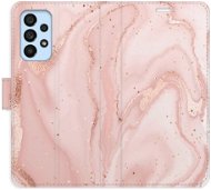 iSaprio flip pouzdro RoseGold Marble pro Samsung Galaxy A53 5G - Phone Cover