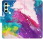 iSaprio flip puzdro Abstract Paint 05 pre Samsung Galaxy A54 5G - Kryt na mobil