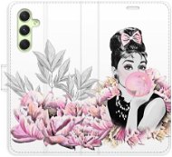 iSaprio flip pouzdro Girl with bubble pro Samsung Galaxy A54 5G - Phone Cover
